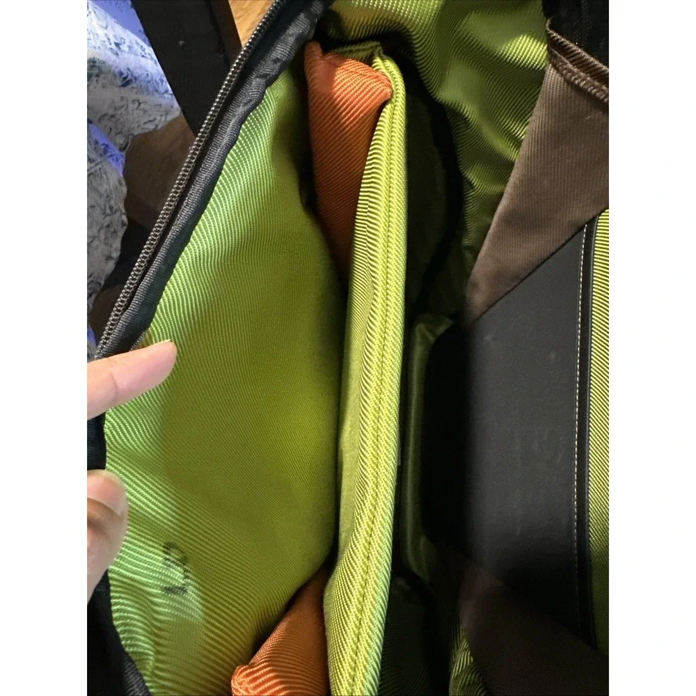 Booq Laptop Bag Brown Ballistic Nylon Messenger Briefcase 17